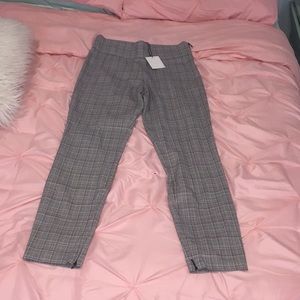Zara Plaid Pants Size Large
